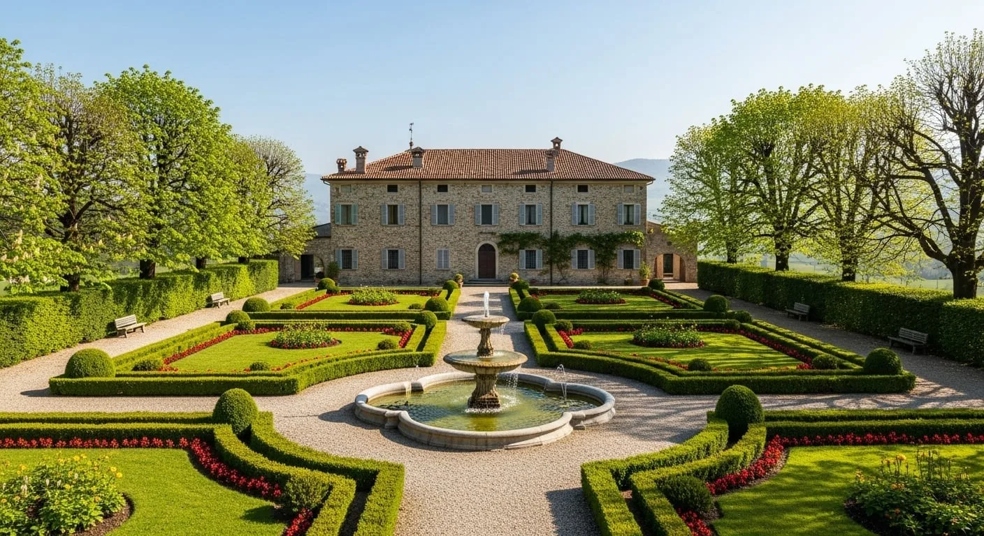 Giardino curato a Capizzone (BG), pedemontana e bassa bergamasca — giardiniere professionista Pentagiardini