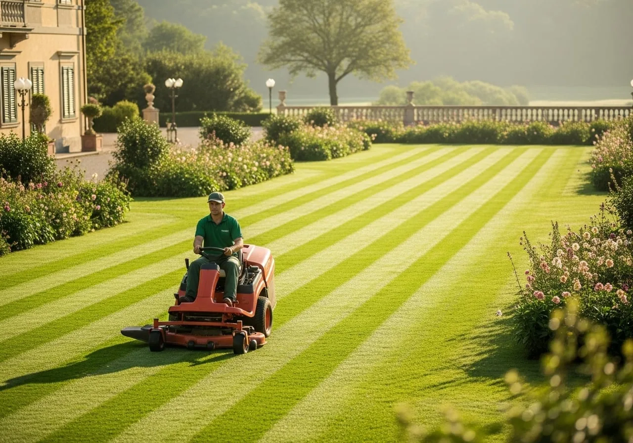 Manutenzione programmata a Misinto (MB) — intervento di giardinaggio professionale Pentagiardini, provincia di Monza e della Brianza