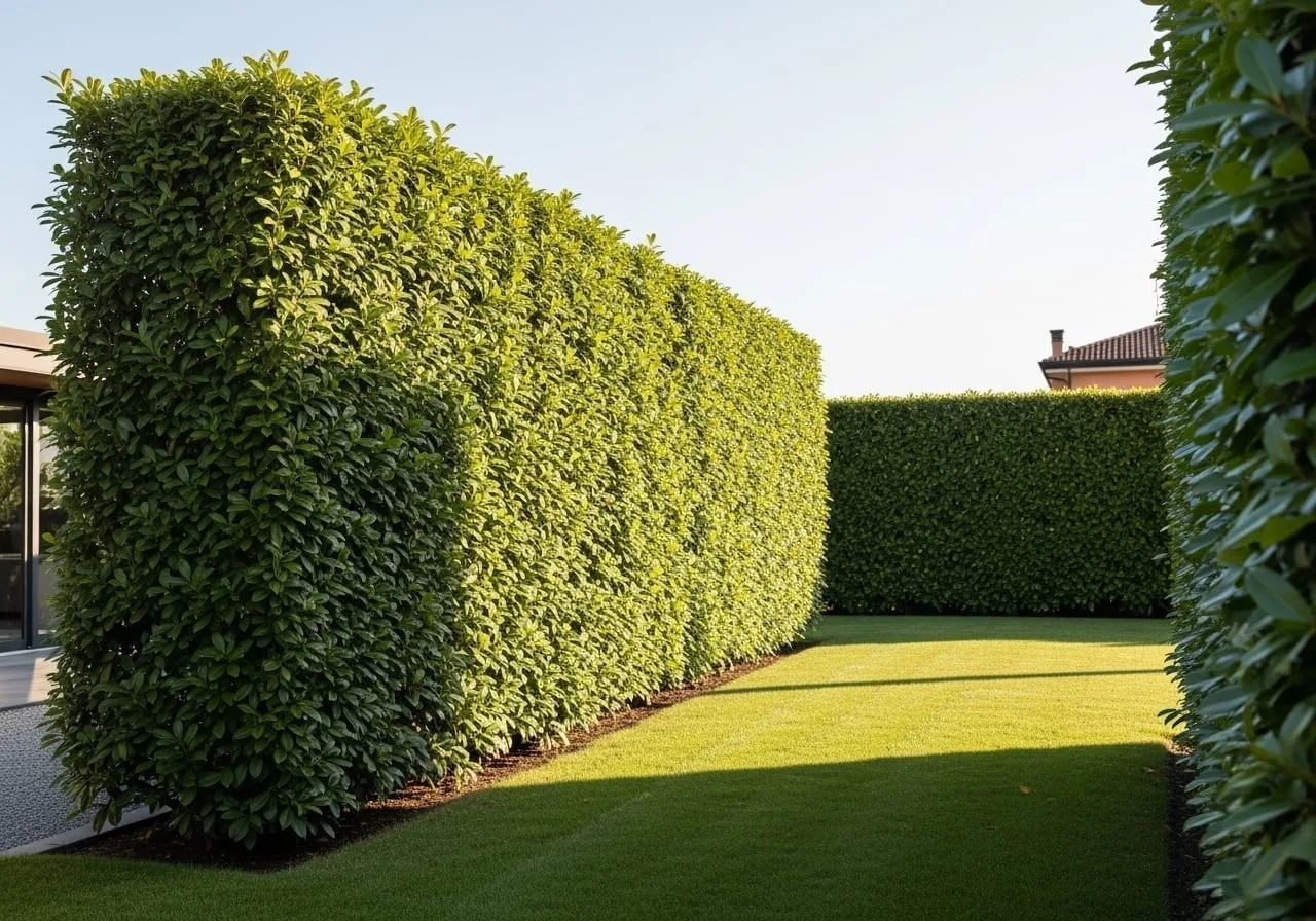Cura delle siepi a Cusago (MI) — intervento di giardinaggio professionale Pentagiardini, provincia di Milano