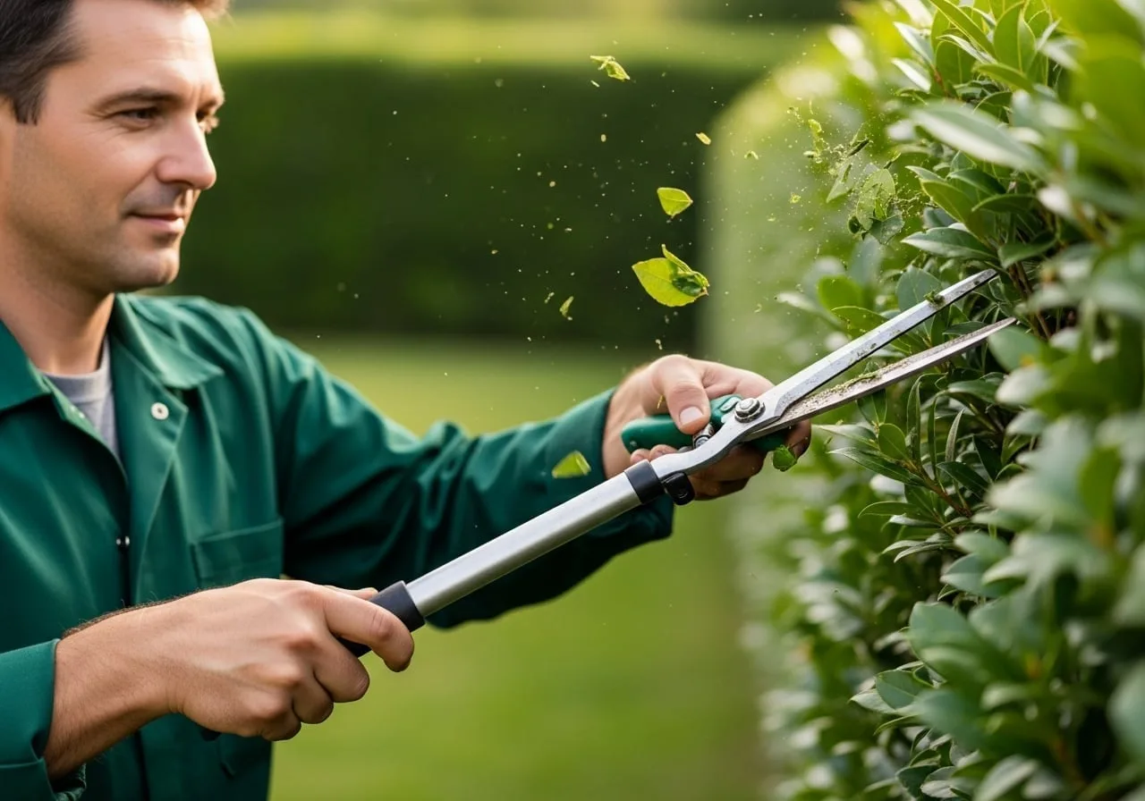 Squadra Pentagiardini al lavoro a Sesto San Giovanni (MI): potatura, manutenzione, irrigazione, progettazione giardini