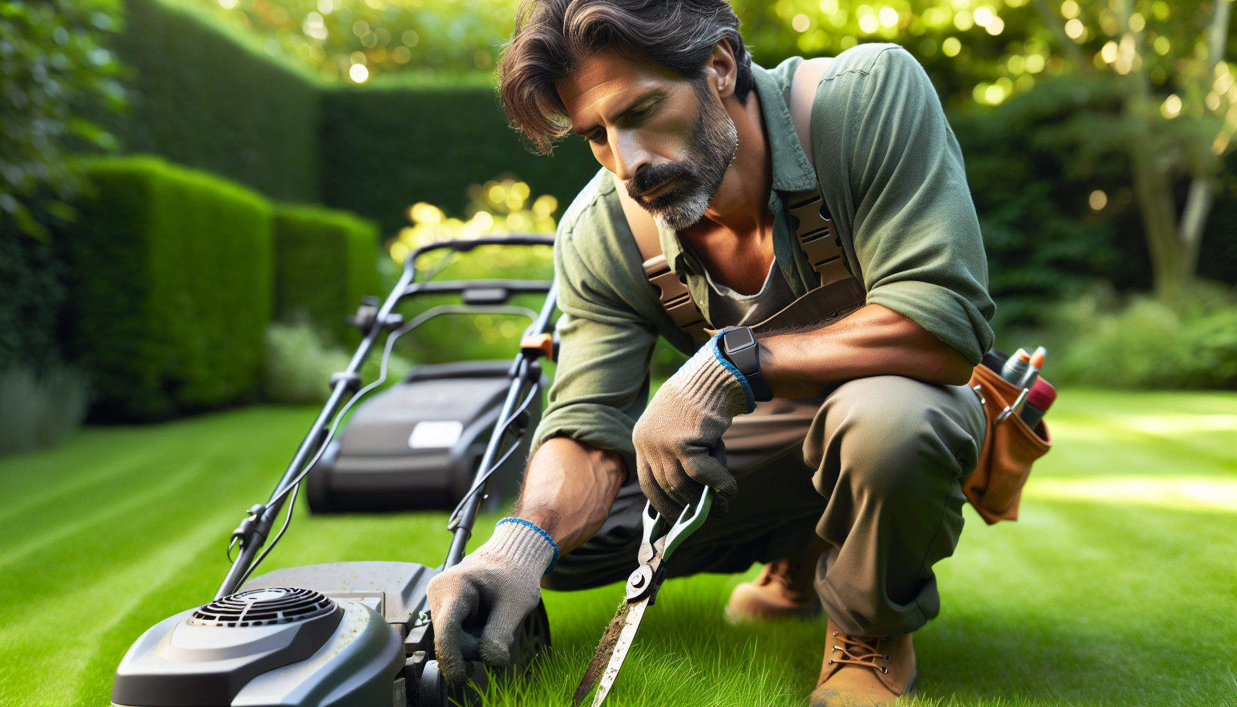 Manutenzione giardini a Tribiano 