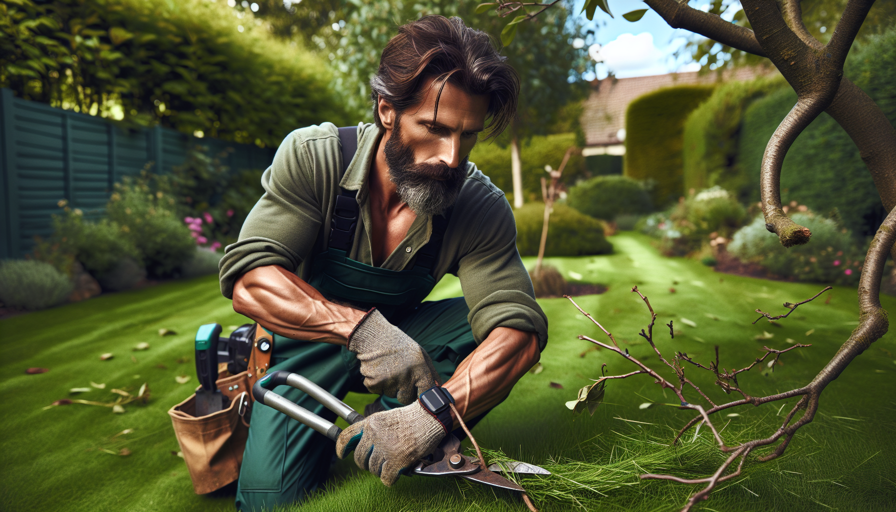 Potatura alberi a Castelseprio 