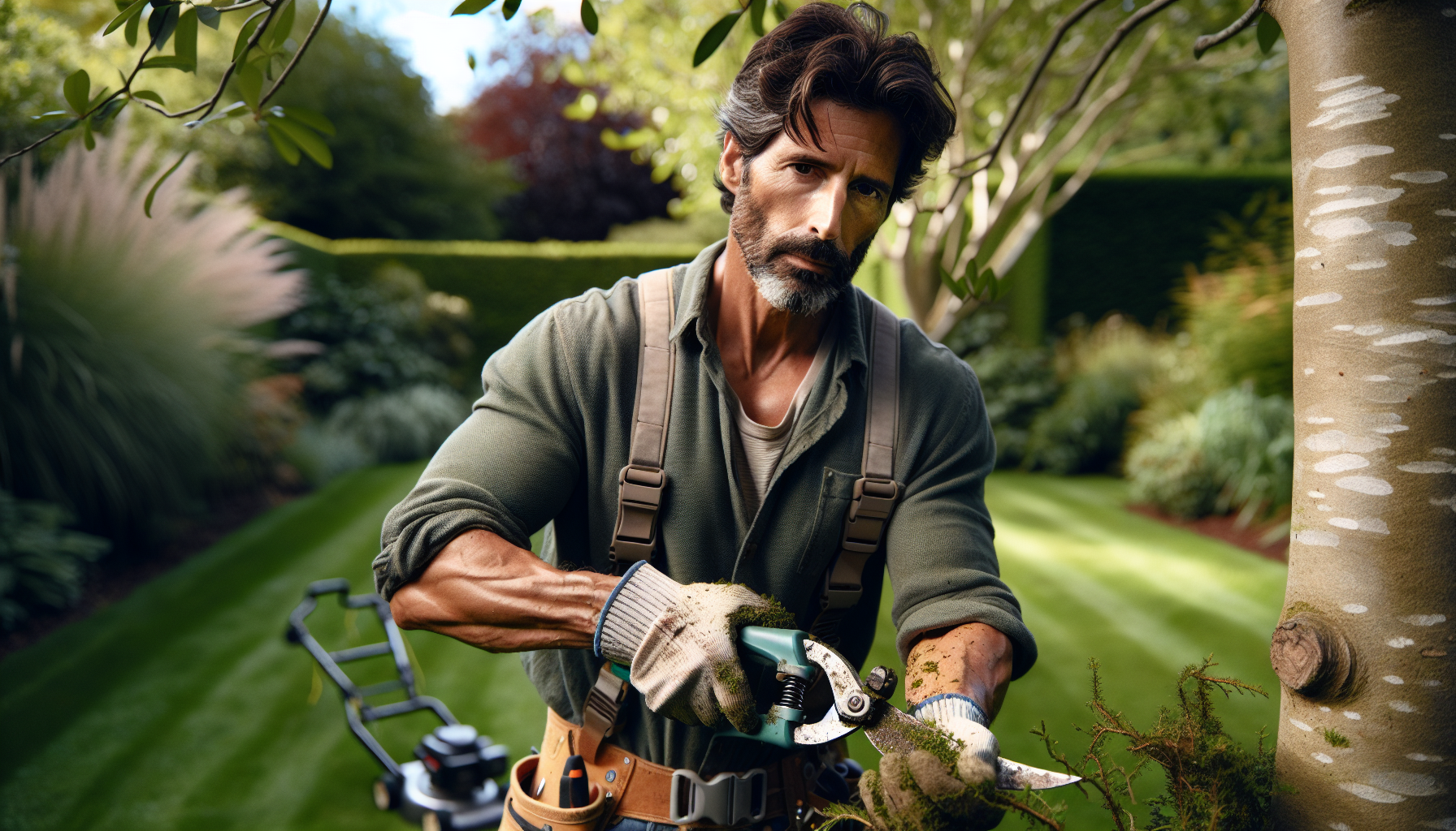 Potatura alberi a Tribiano 