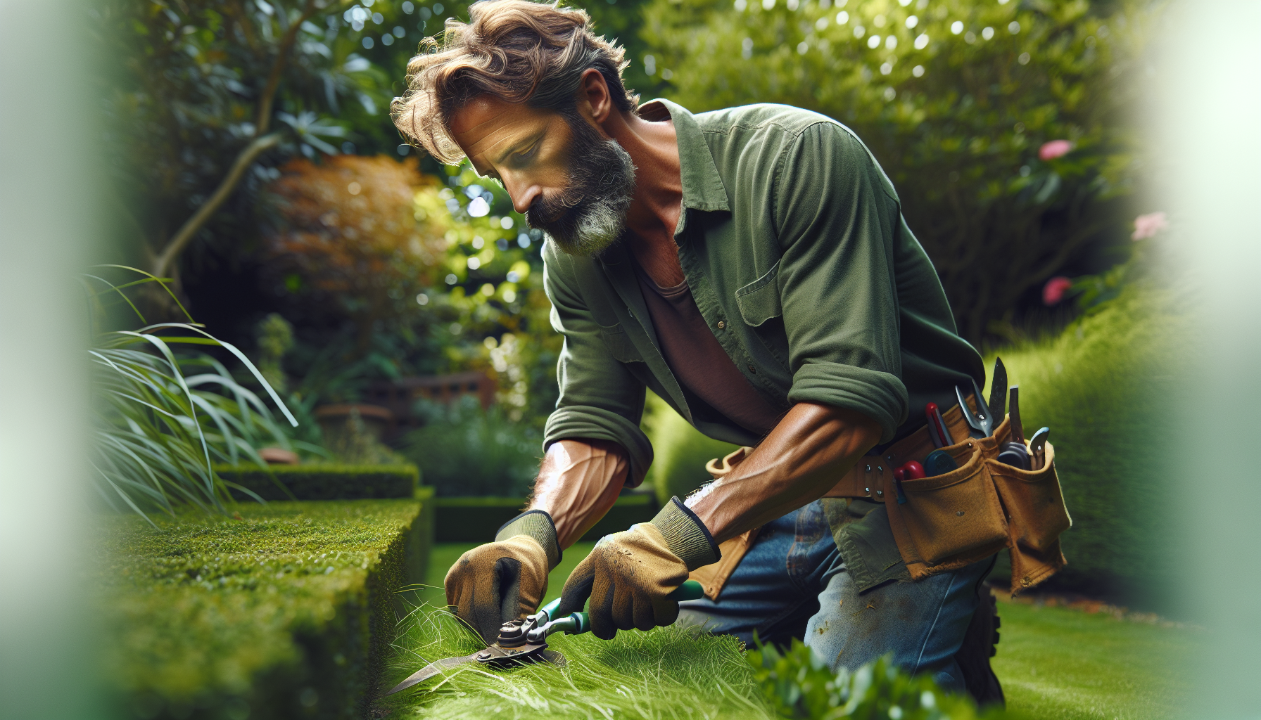 Taglio erba e siepi a Agrate Conturbia 