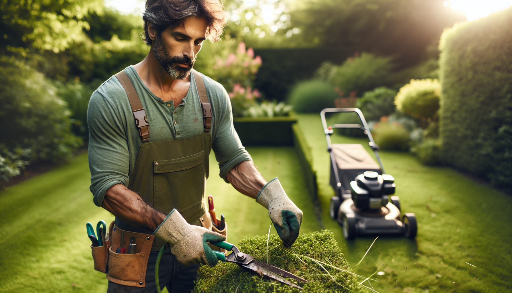 Taglio erba e siepi a Albairate 