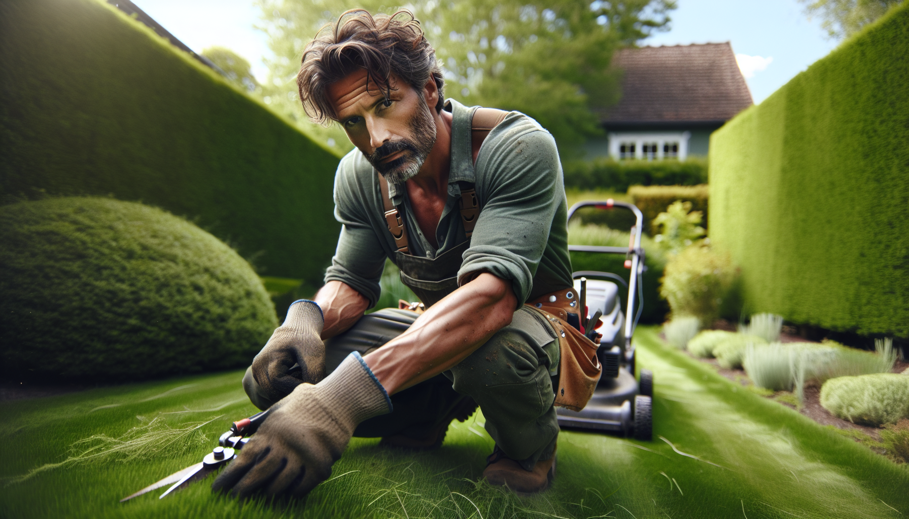 Taglio erba e siepi a Albavilla 