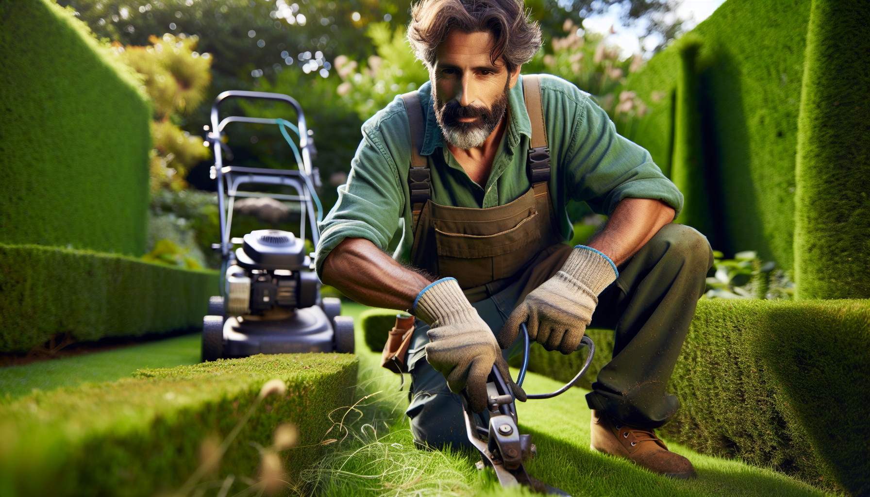 Taglio erba e siepi a Albizzate 