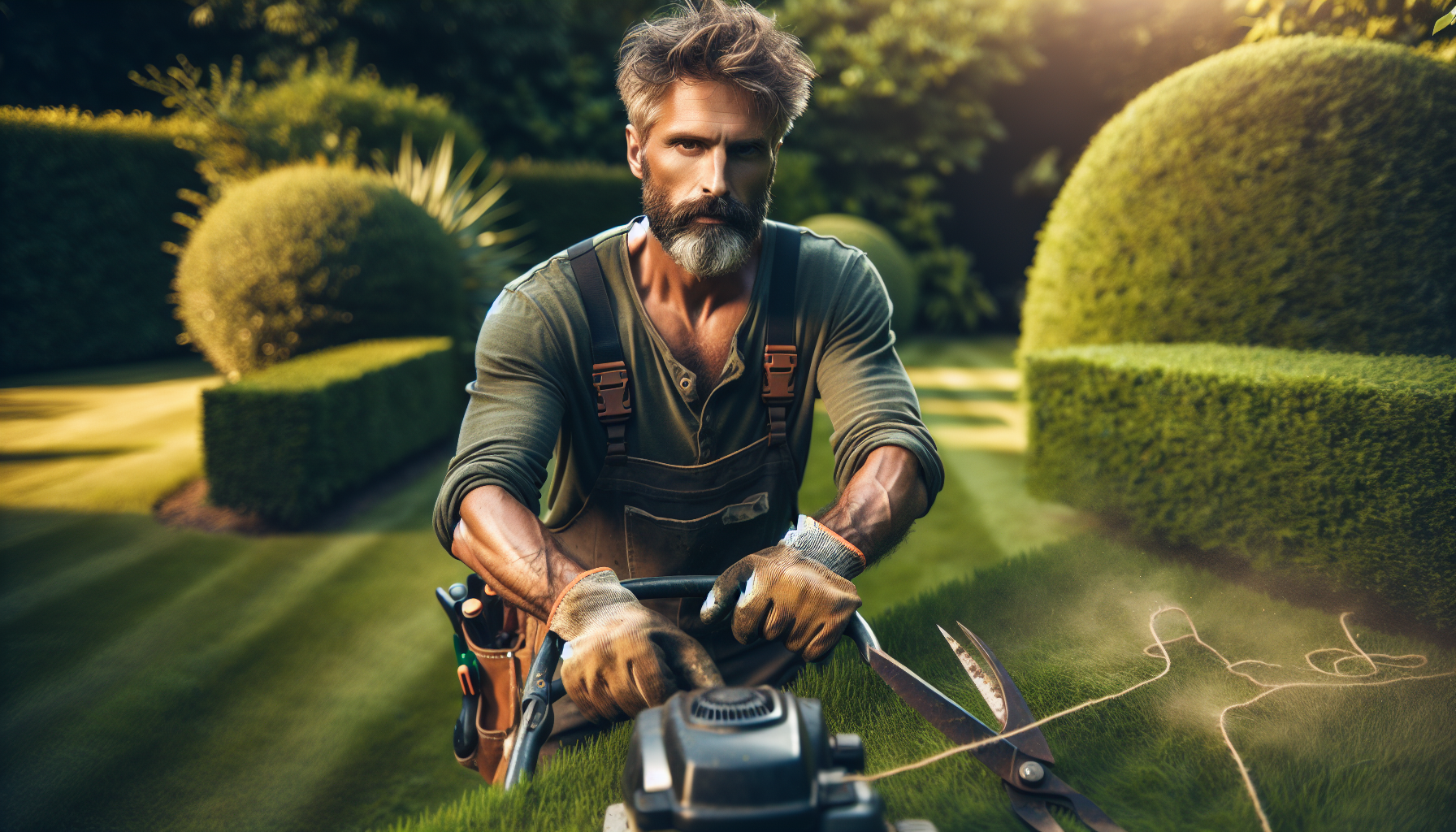 Taglio erba e siepi a Angera 