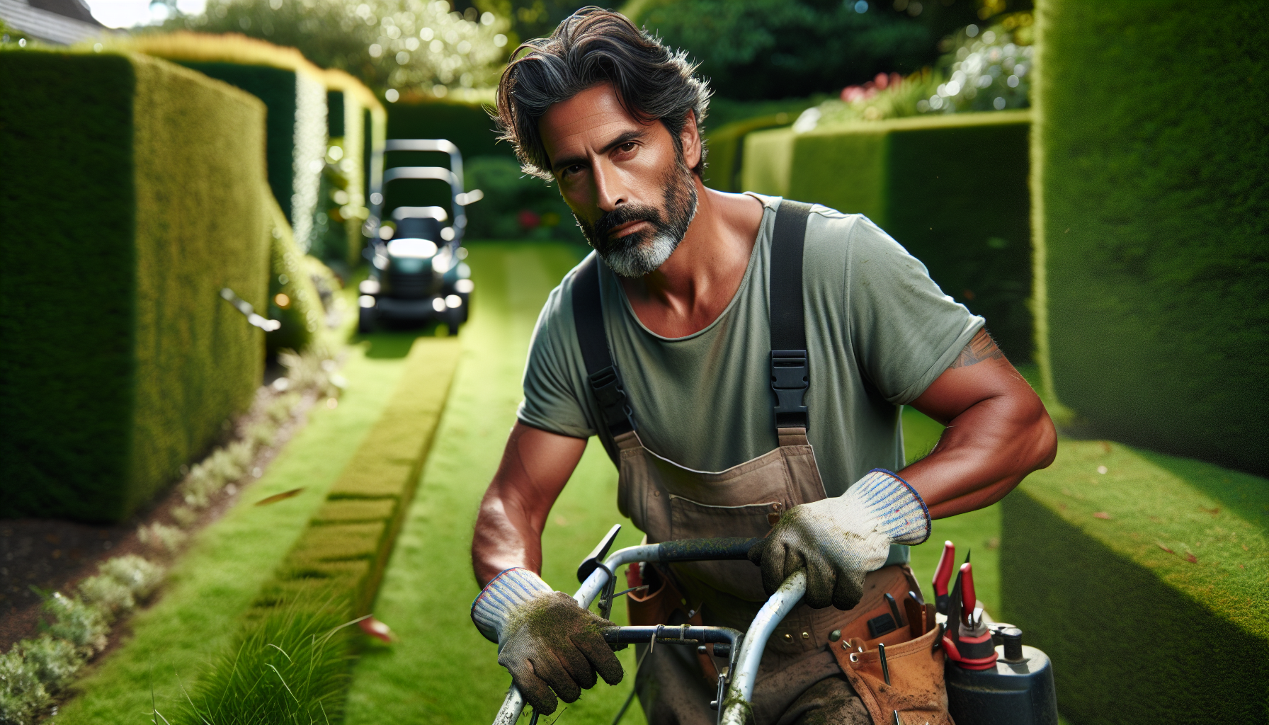 Taglio erba e siepi a Argegno 