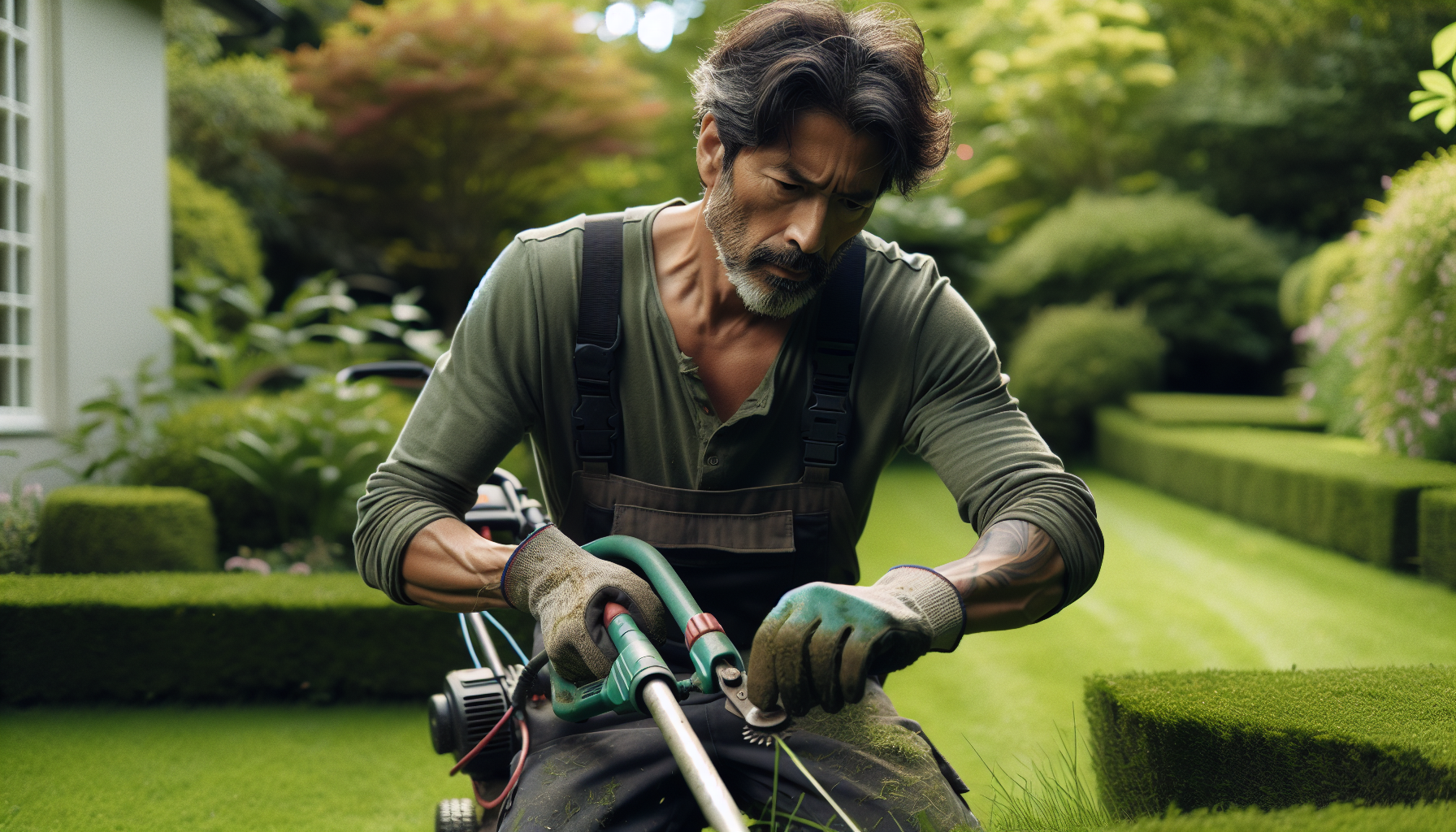 Taglio erba e siepi a Arizzano 