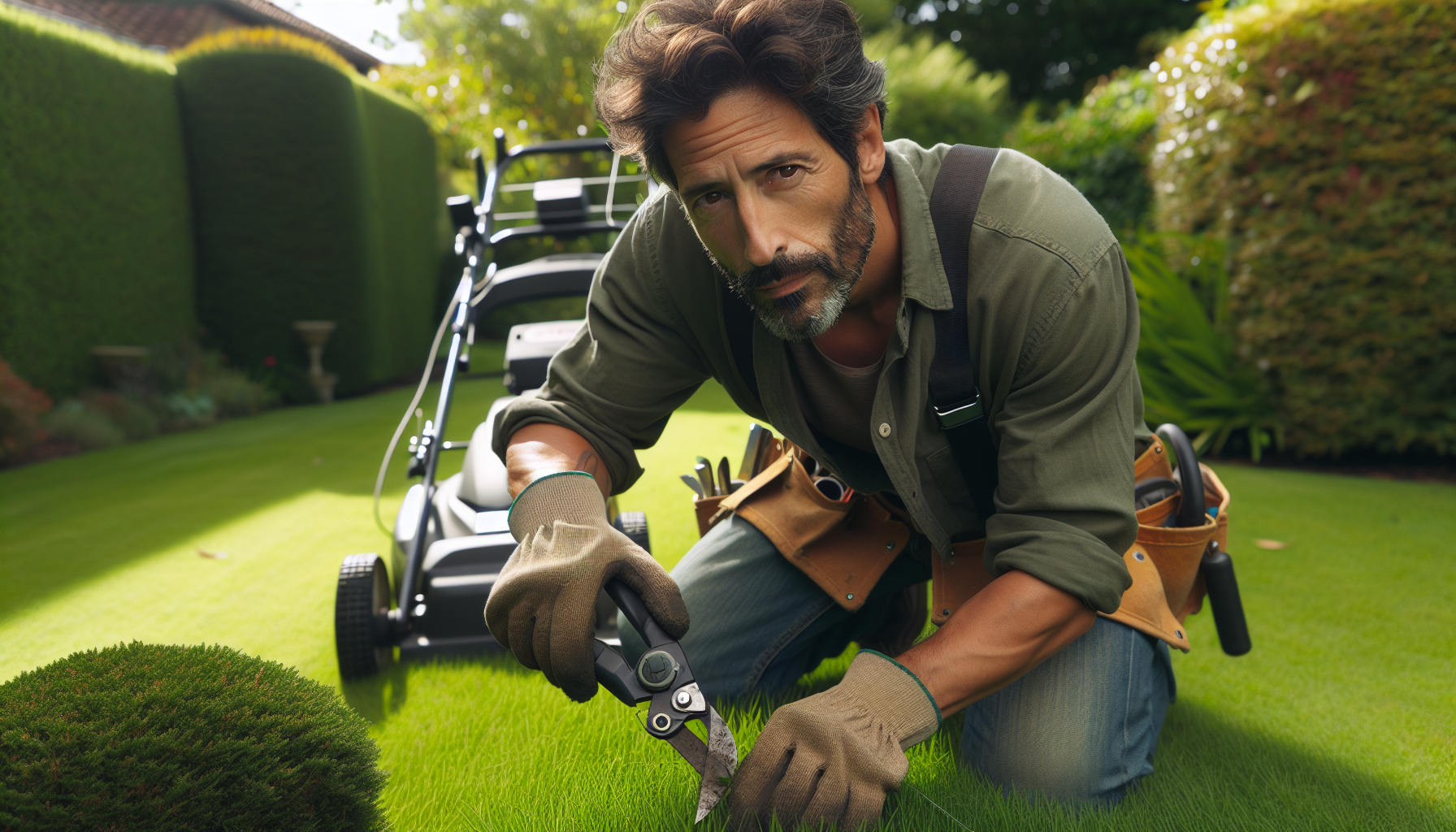 Taglio erba e siepi a Armeno 