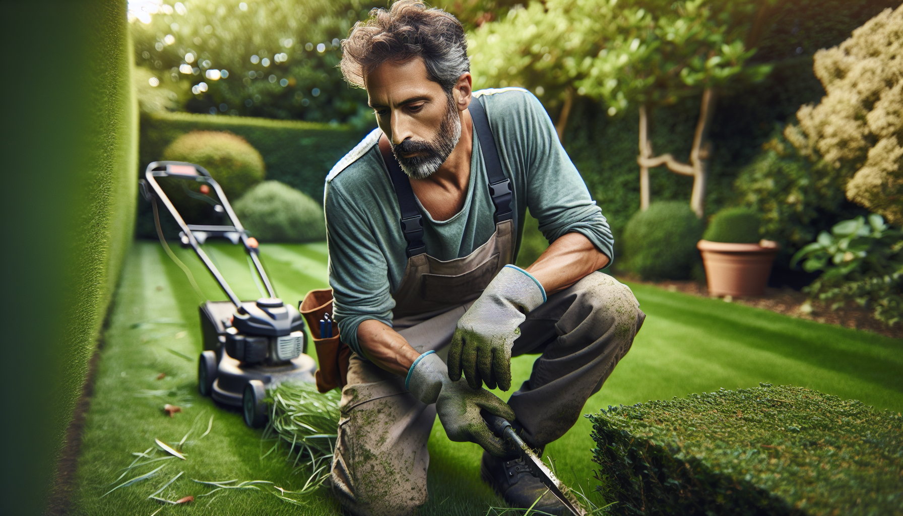 Taglio erba e siepi a Azzate 