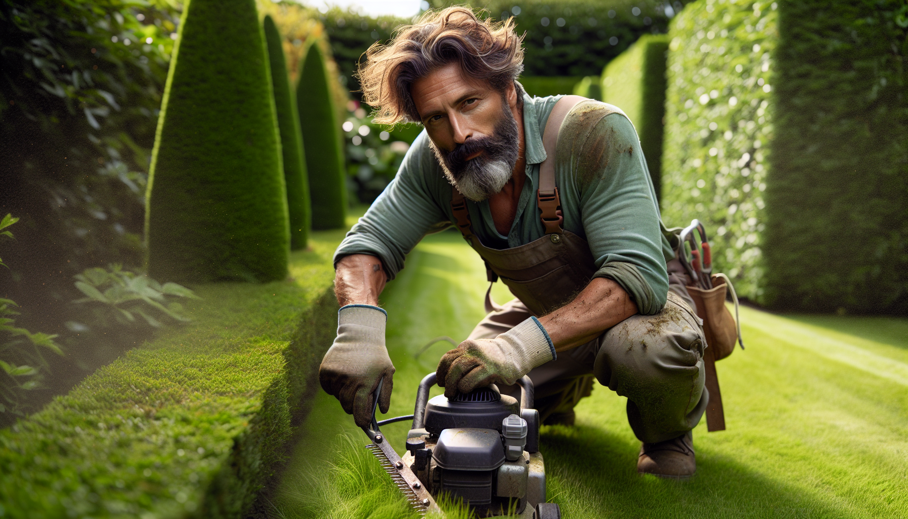 Taglio erba e siepi a Azzio 