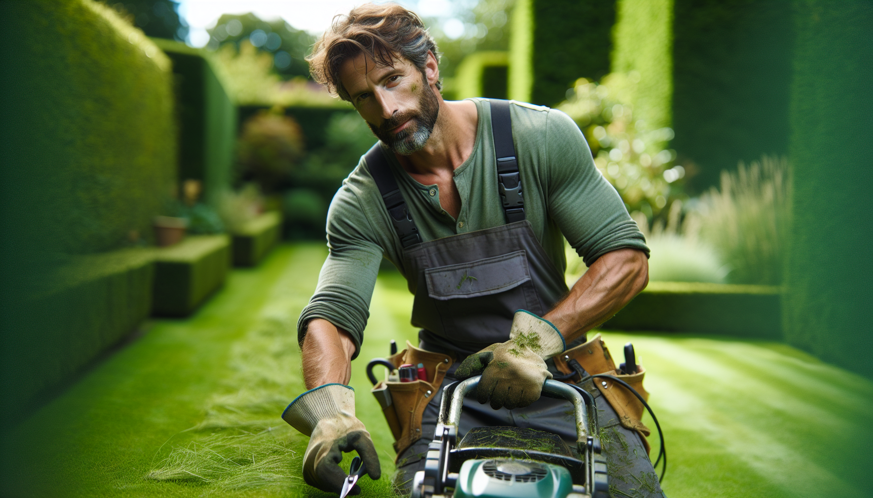 Taglio erba e siepi a Barlassina 