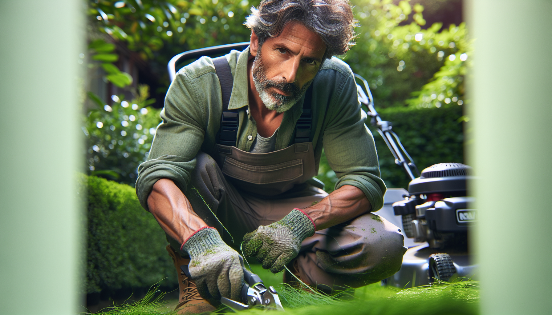 Taglio erba e siepi a Barni 