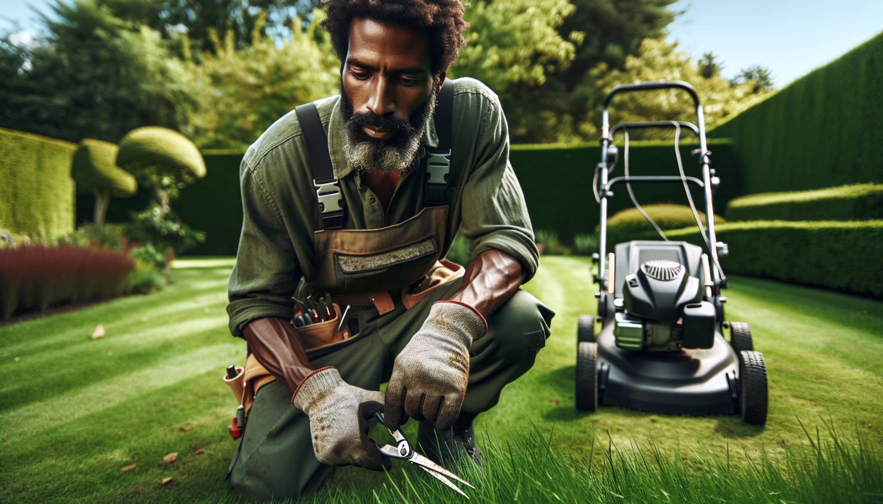 Taglio erba e siepi a Bernate Ticino 