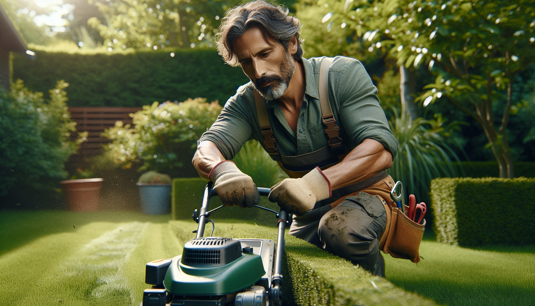 Taglio erba e siepi a Biandronno 