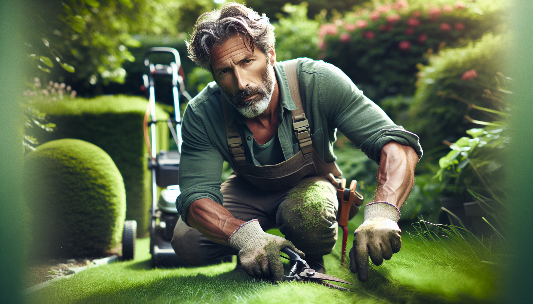 Taglio erba e siepi a Brenta 