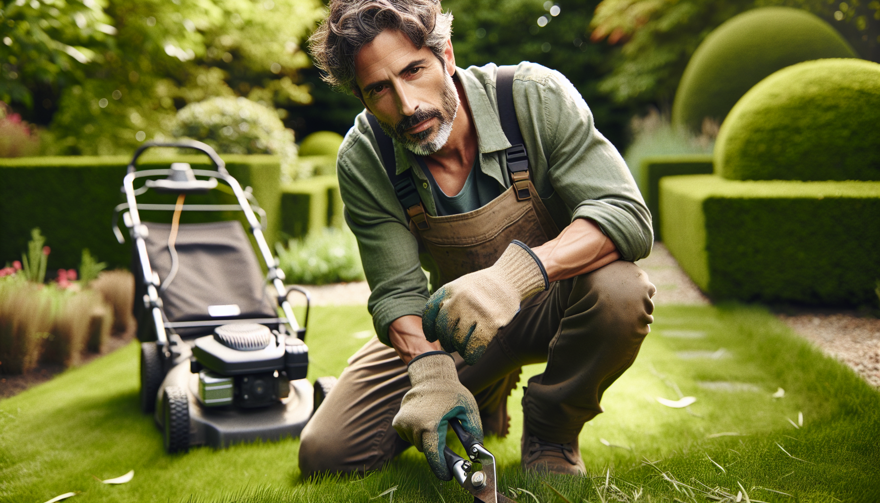 Taglio erba e siepi a Briona 