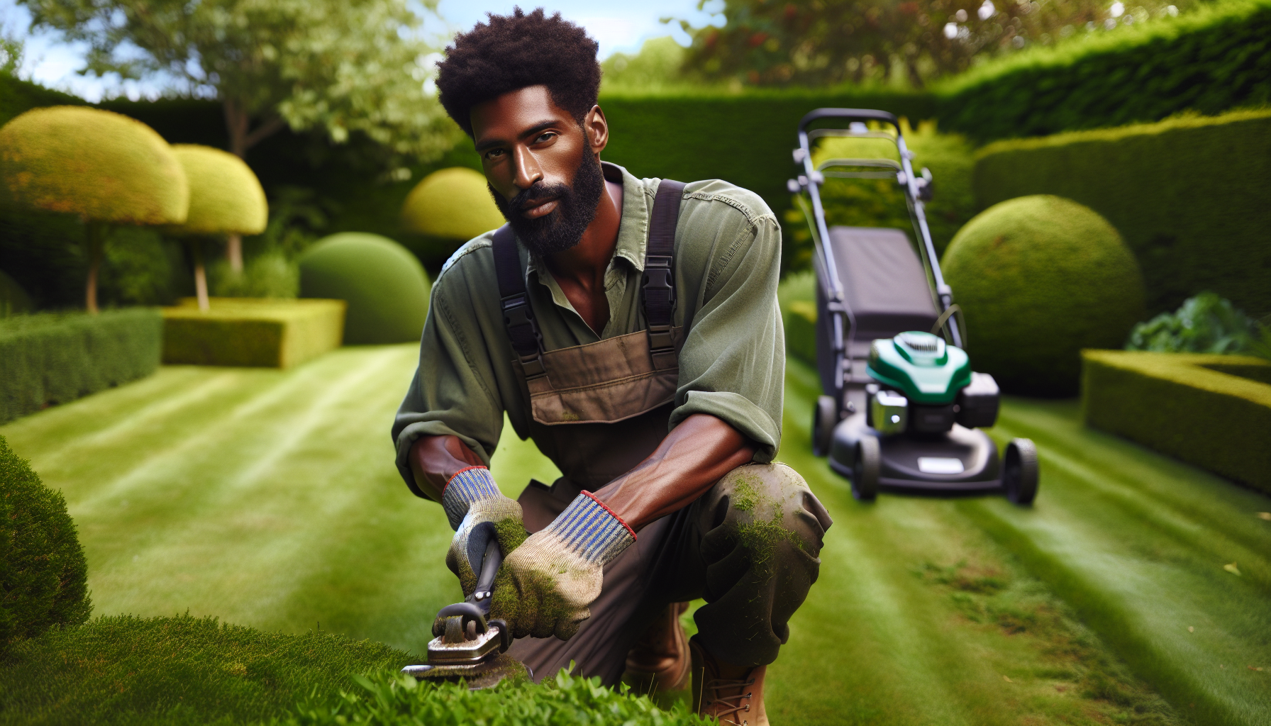 Taglio erba e siepi a Camparada 